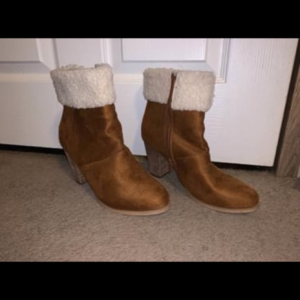 Fluffy booties